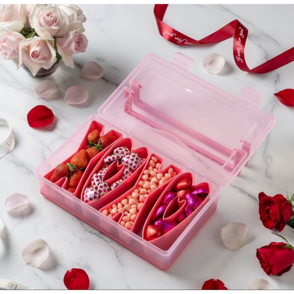 NEW CWC Cook With Color Pink Clear Food Storage Snack Box One Size - Picture 4 of 9